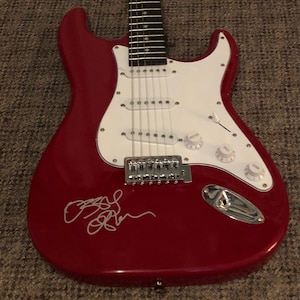 OZZY OSBOURNE  Black Sabbath autographed signed full size GUITAR