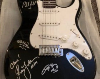 AC/DC ac dc  signed AUTOGRAPHED full size guitar