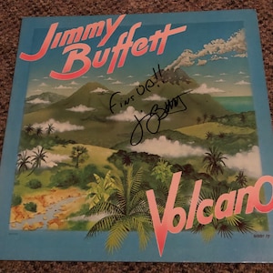 JIMMY BUFFETT autographed vinyl RECORD