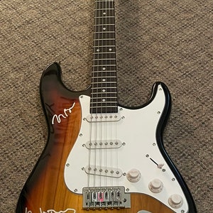 GENESIS w/ Phil Collins   signed AUTOGRAPHED full size guitar