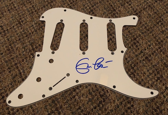 ERIC CLAPTON signed AUTOGRAPHED full size guitar pick guard