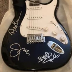 THE POLICE   signed AUTOGRAPHED full size guitar