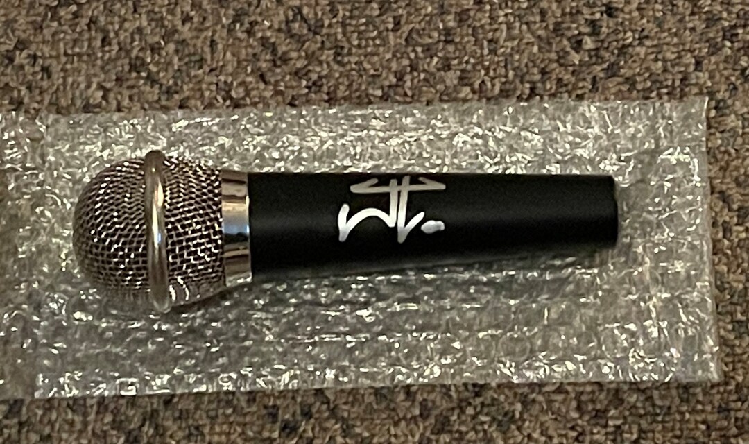 METALLICA James Hetfield AUTOGRAPHED Signed Full Size MICROPHONE Etsy