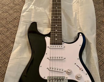 KEITH RICHARDS Los Rolling Stones autografiada y firmada GUITARRA de tamaño completo
