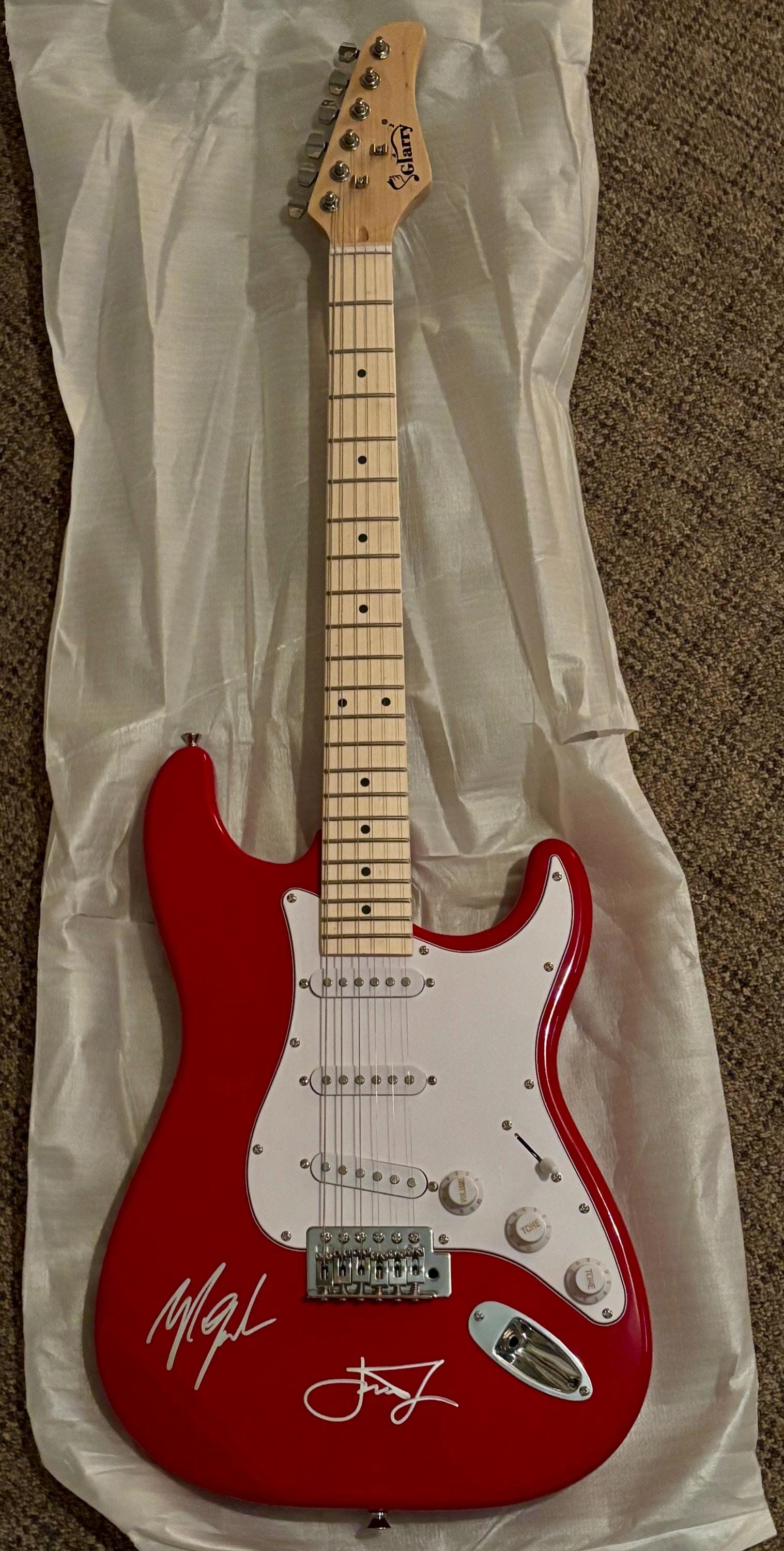 トゥエンティ・ワン・パイロット直筆サイン入り超大型写真…アメリカロックバンド トゥエンティ・ワン・パイロット直筆サイン入り超大型写真