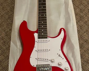 MARK KNOPFLER  dire straits AUTOGRAPHED signed New Guitar !!!