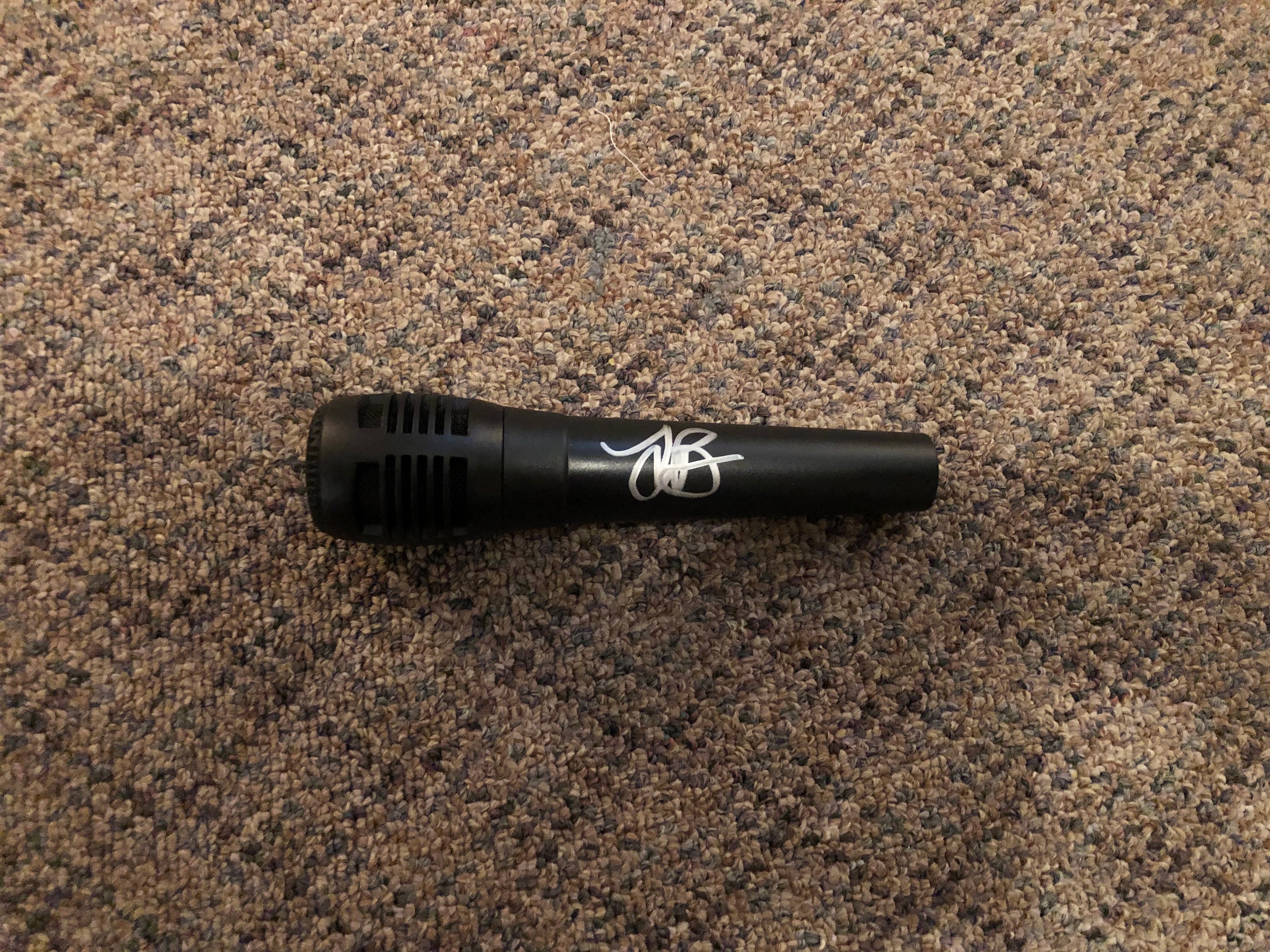 JUSTIN BIEBER Autographed Signed Full Size MICROPHONE Etsy