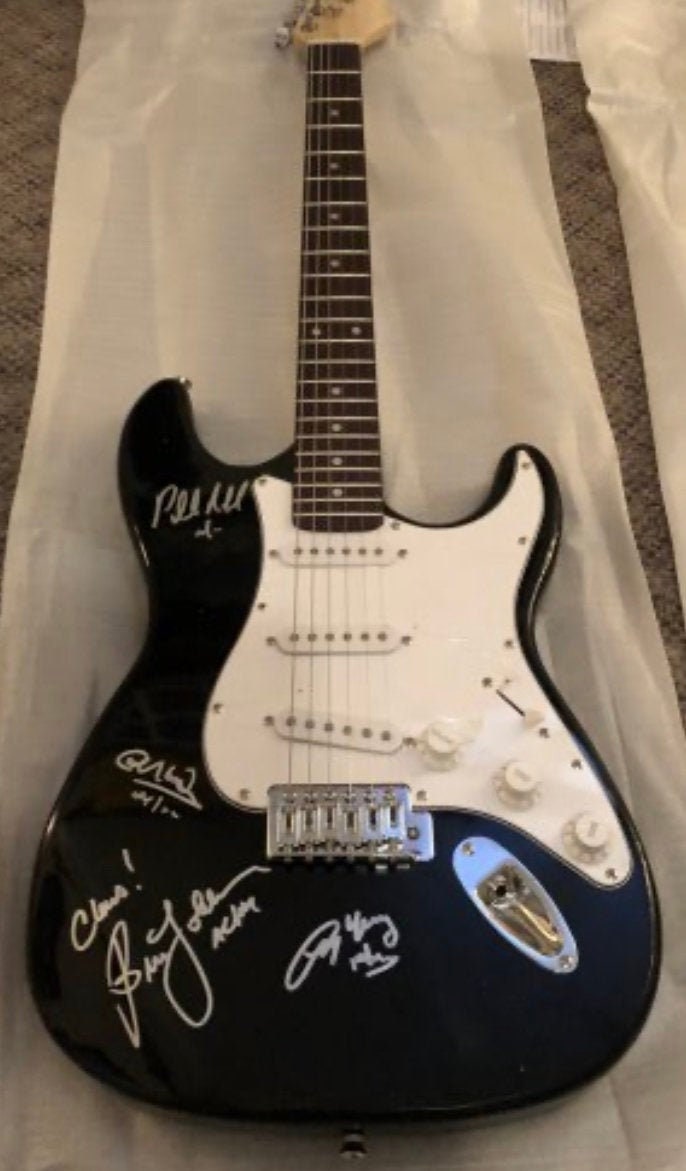 AC/DC ac dc signed AUTOGRAPHED full size guitar Etsy