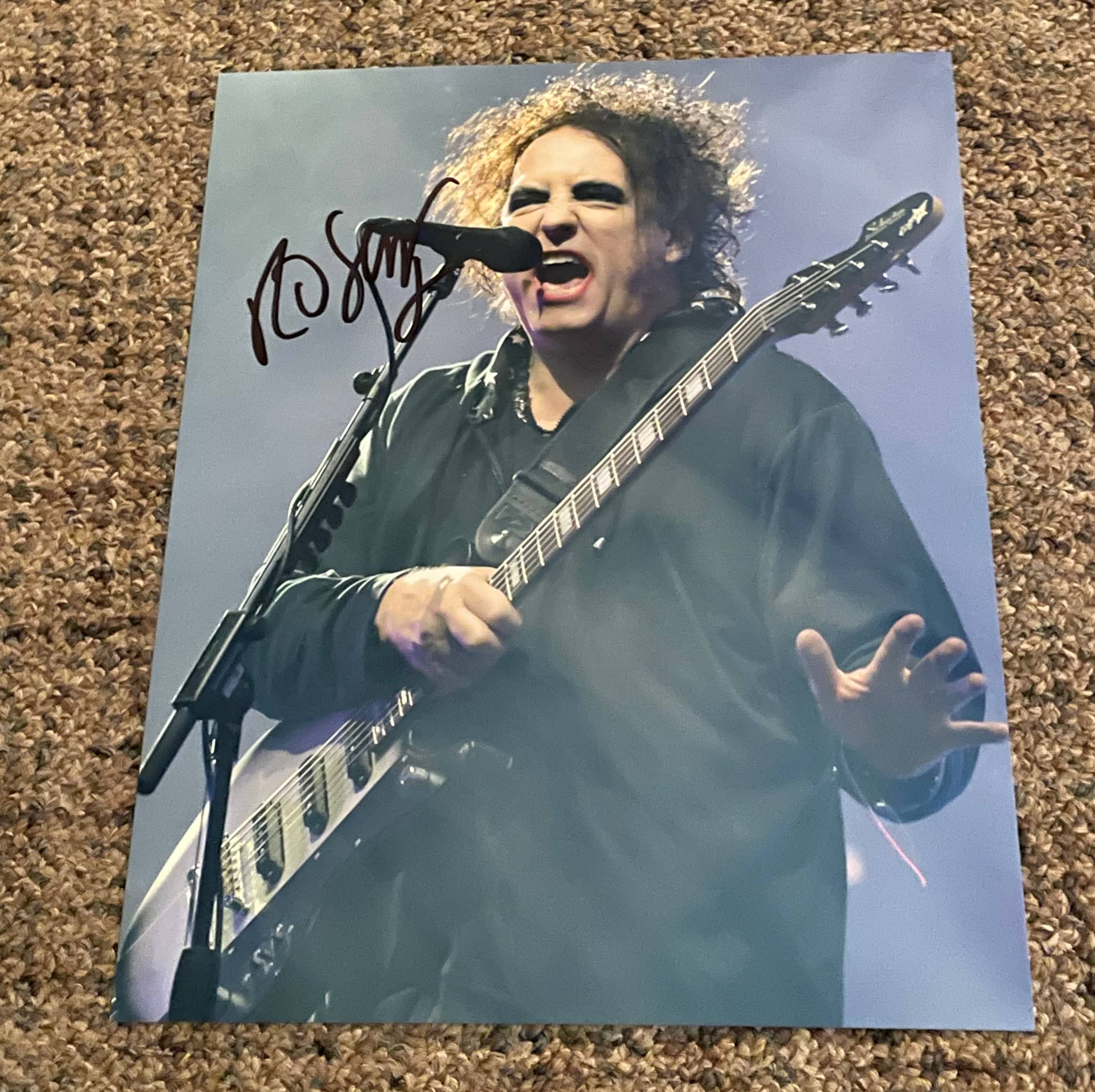 THE CURE Robert Smith Autographed SIGNED 8x10 Photo