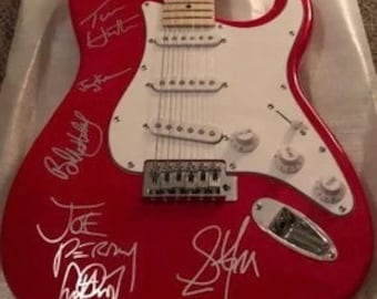 AEROSMITH signed AUTOGRAPHED full size guitar