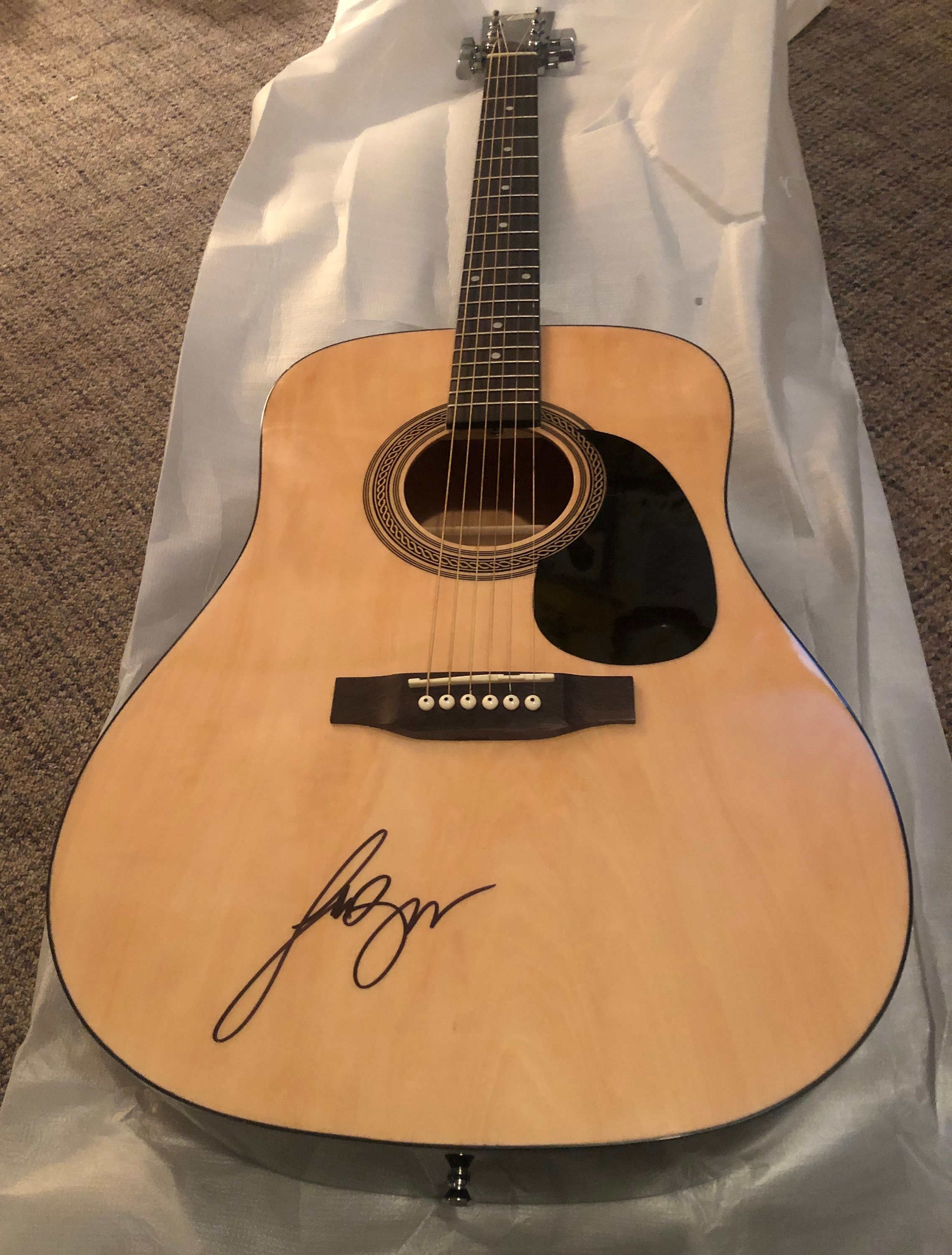 LUKE BRYAN Autographed Signed Full Size GUITAR Etsy