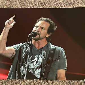 EDDIE VEDDER Pearl Jam handsignierte SIGNIERTE 8x10 Foto