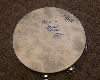 STEVIE NICKS fleetwood mac  signed AUTOGRAPHED full size tambourine