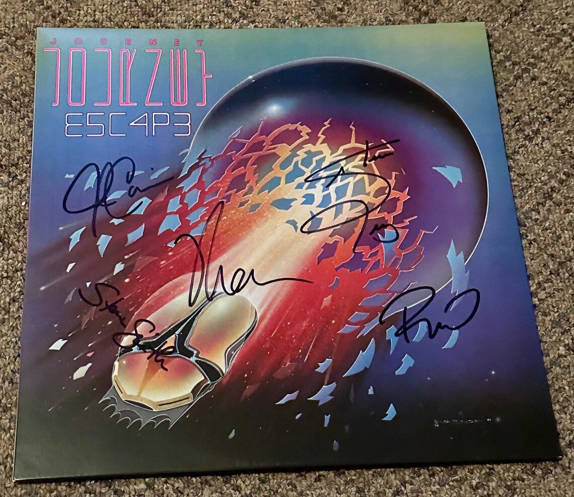 JOURNEY Autographed SIGNED #1 RECORD Vinyl W/ Steve Perry - Etsy