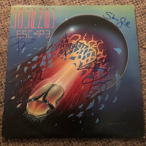 VIAJE con Steve Perry autografiado, disco de vinilo número 1 FIRMADO