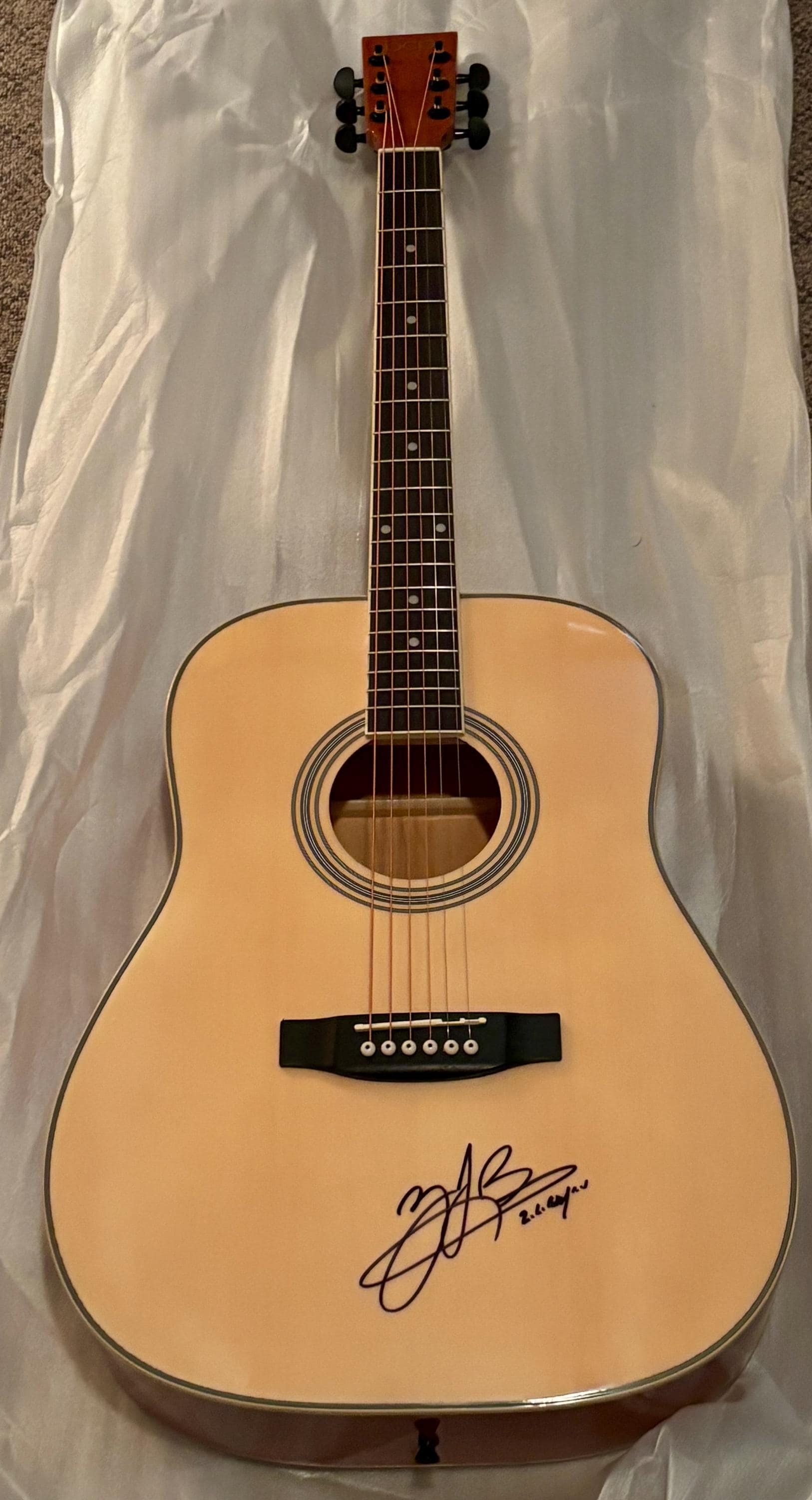 Zach Bryan Signed Guitar - Etsy