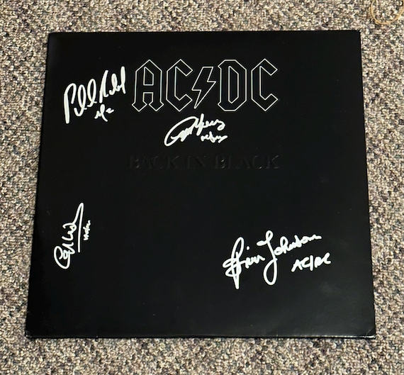 AC/DC 直筆サイン入り # 1 レコード - Etsy 日本