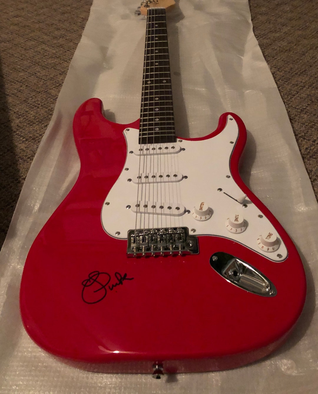 PINK Signed AUTOGRAPHED Full Size Guitar - Etsy