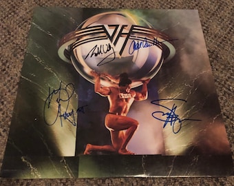 レア　van halen 直筆　サイン　CD ヴァン　ヘイレン　バンヘイレン レア van halen 直筆 サイン レコード ヴァン ヘイレン バンヘイレン