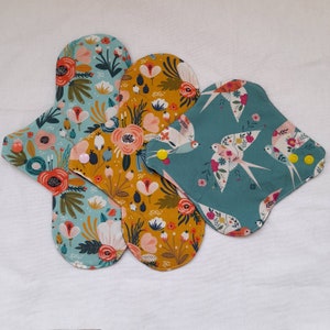 Serviette Hygiénique Lavable intérieur noir
