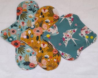 Serviette Hygiénique Lavable intérieur noir