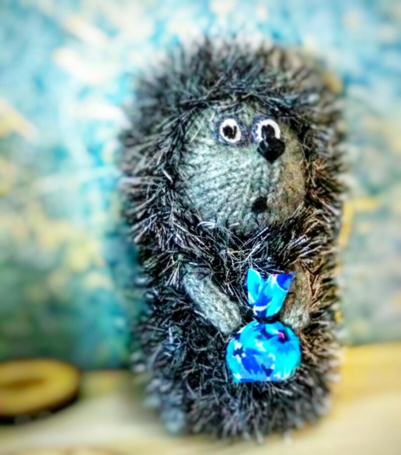 small stuffed hedgehog