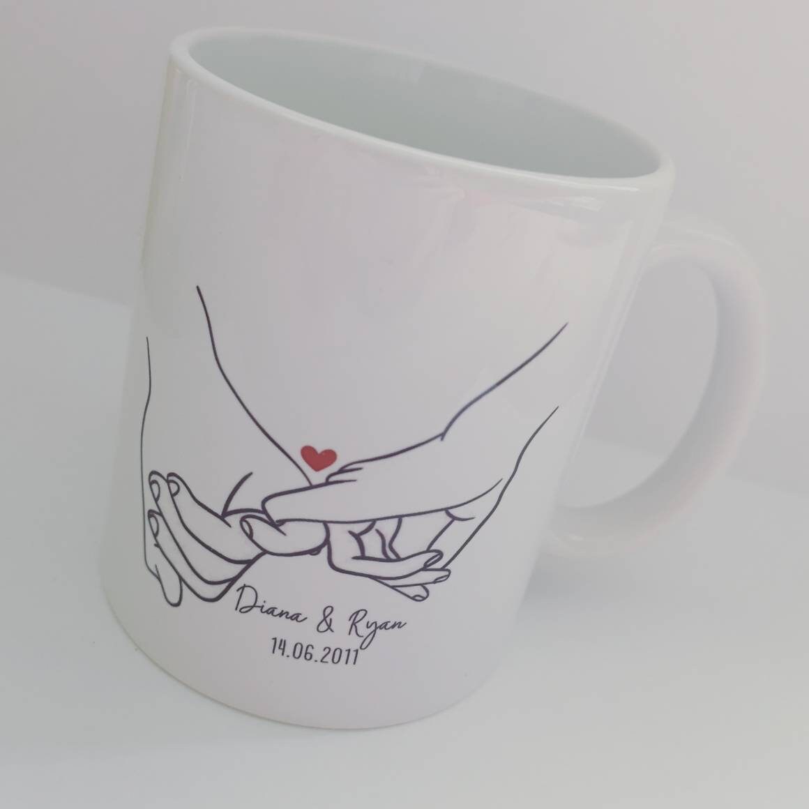 Mug Saint Valentin | Cadeau St Tasse Couple Personnalisé