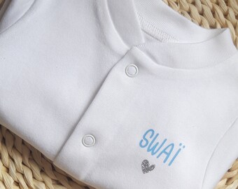 Personalisierter Babypyjama| Pyjamas Babyname | Geburtsgeschenk|