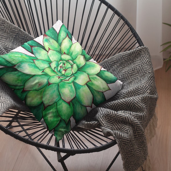 Succulent Pillow Etsy