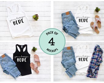 Tank Mock Up Bundle Etsy
