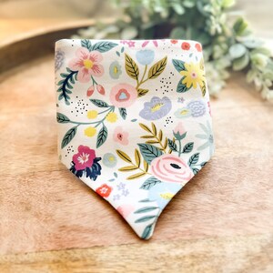 Personalized Floral Dog Bandana: Garden Party Over-the-Collar