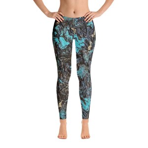 Yoga Leggings For Women, Yoga Pants, Workout Leggings, Exercise Leggings, Abstract Art Inspired Leggings, Gifts For Her