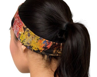 Art:  Redaway, Yoga Headband, Exercise Headband, Running Headband, Fashion, Gifts for Her, Gifts for Mom, Gifts For Women, Art Inspired