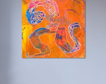 Aluminum Print: A Whiz at Verseblurt - Abstract Art - Wall Decor - Art Collection - Performance - Music - Verse