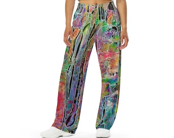 Lounge-Hose, Kunst: Columns in Time, Pyjama, Loungers, Elastische Taille, Sweats, Kordelzug, Taschen, Unisex