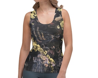 Tank Top, Fashionable, Workout, Abstract Art Inspired, The Sparkling Night