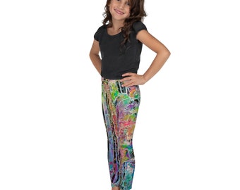 Kids Leggings, Leggings For Girls, Leggings For Boys, Girls Pants, Girls Leggings, Fun Leggings, Art: Columns in Time