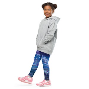Kids Leggings, Leggings For Girls, Leggings For Boys, Girls Pants, Girls Leggings, Fun Leggings, Art: Scintillating Vista