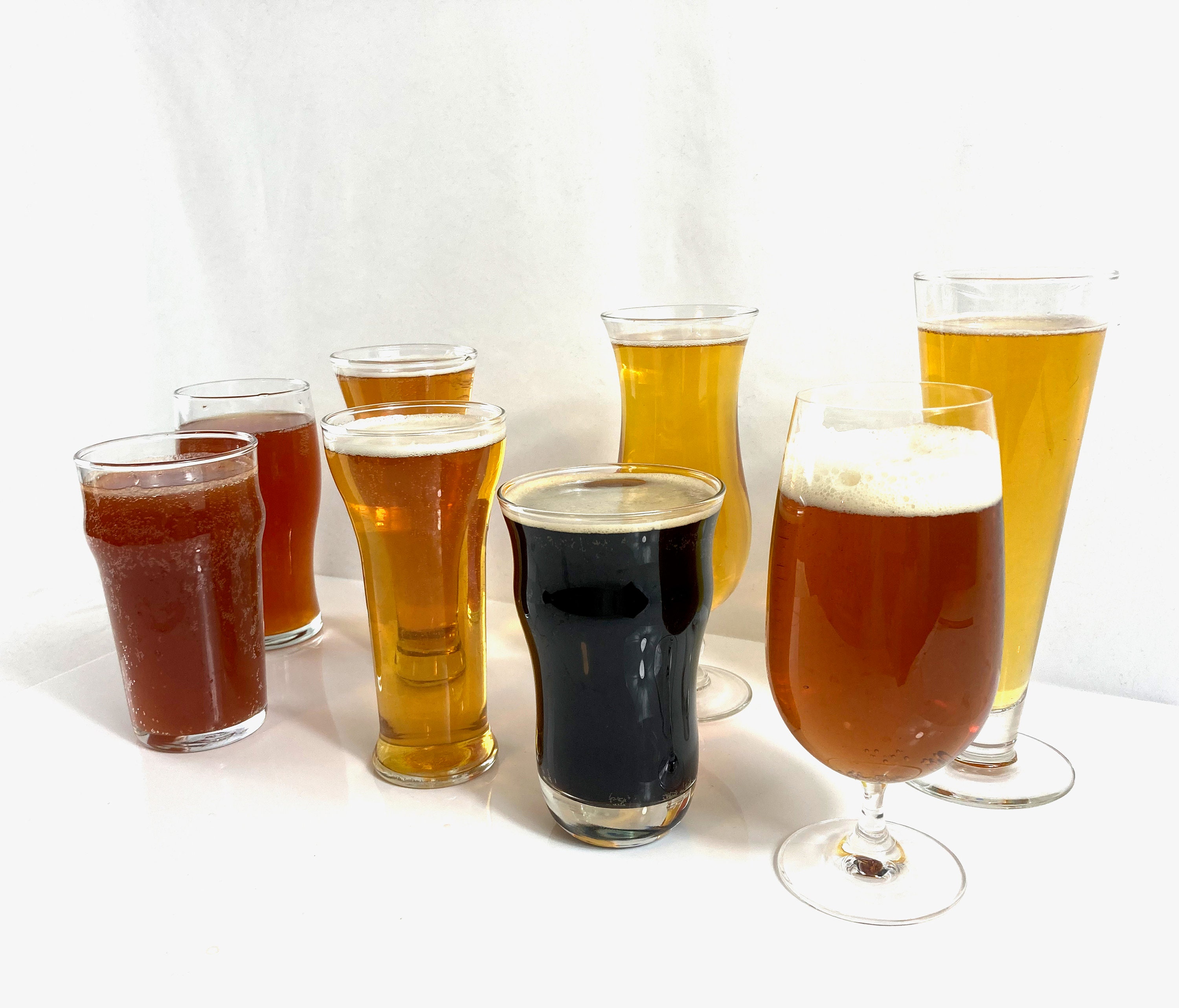 Curated Selection of Beer Glasses Fathers Day Gift/ 8 Beer -  Sweden