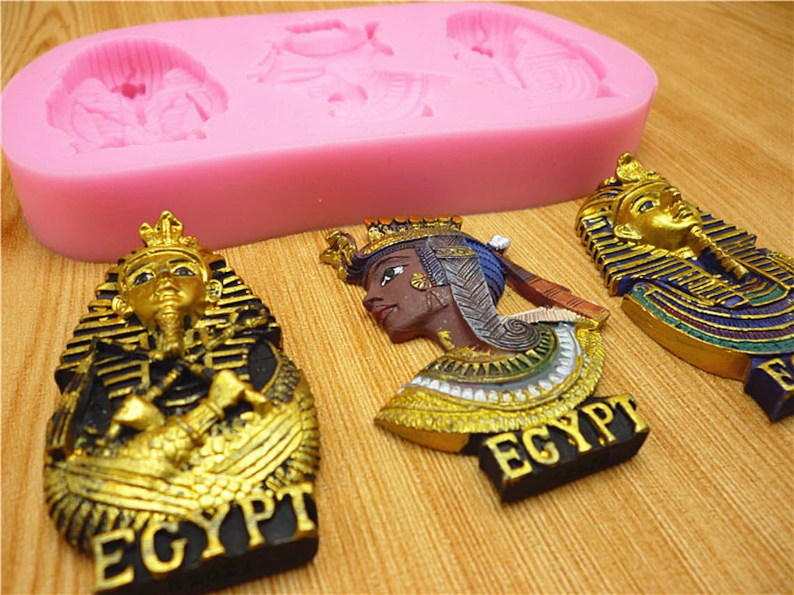 Egyptian Pharaoh Silicone Mold Cake Mold Chocolate Gypsum Etsy