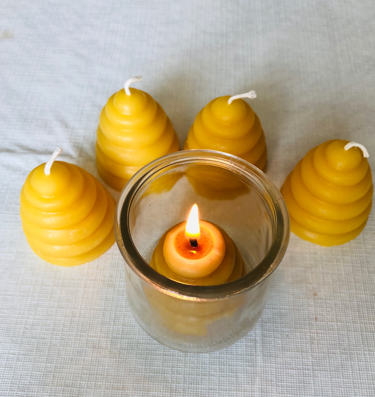 Beeswax Beehive Candle Beehive Candle Etsy Sweden