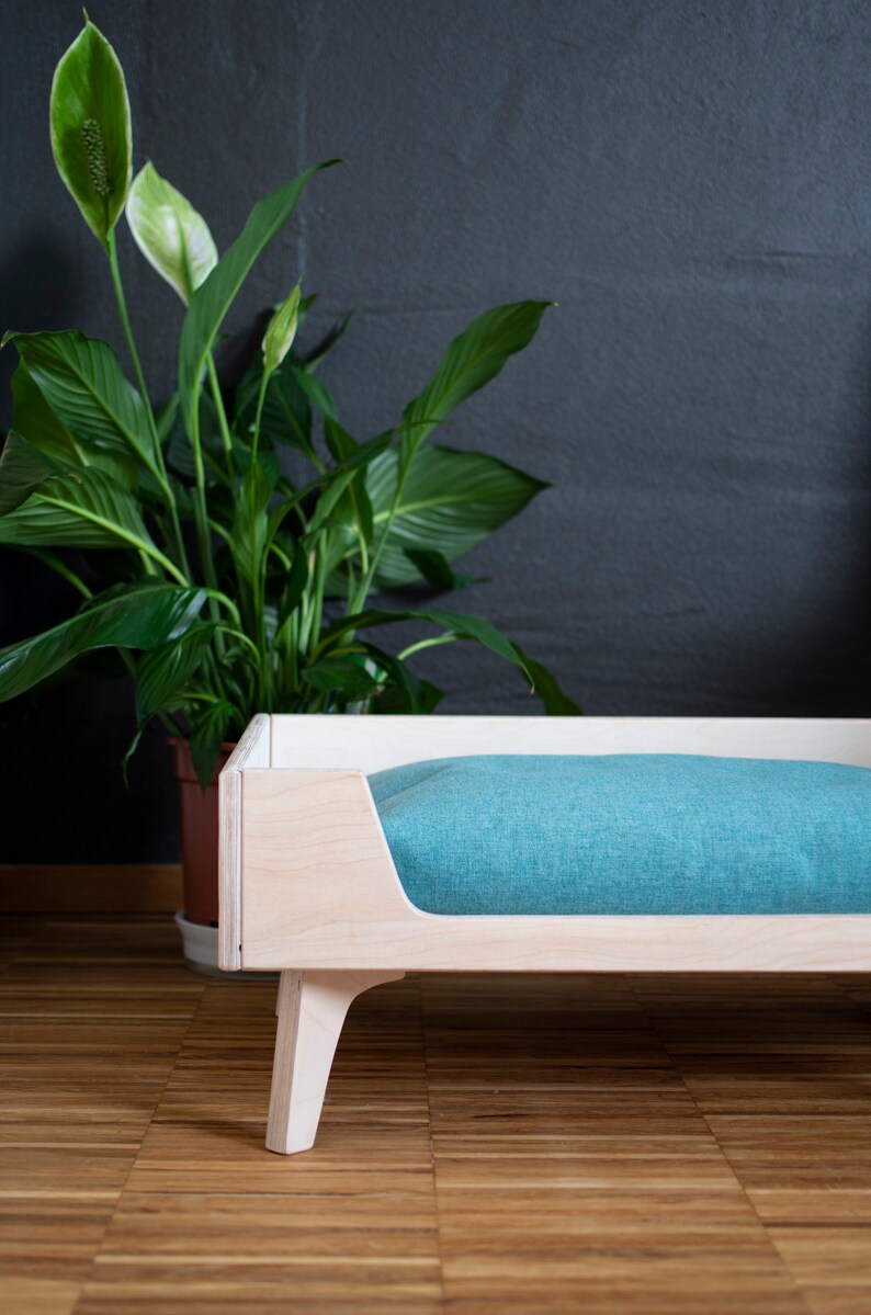 Pet Wood Bed/ Pet Cot/ Pet Furniture/ Cat Bed / Dog Bed/ Small Etsy