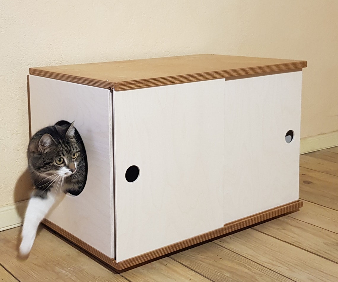 Cat Litter Box Furniture M Cat Litter Cat Litter Etsy Australia