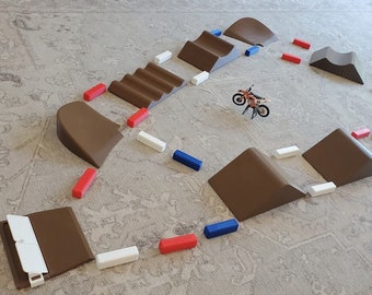 Toy Motorcycle Track, Dirt Bike Track, Motocross Track, Supercross Track, ATV Track, 4 Wheeler Track