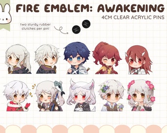 Fire Emblem: Awakening Acrylic Pins