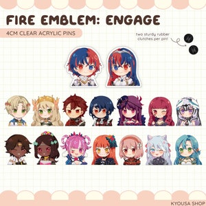 Fire Emblem: Engage Acrylic Pins