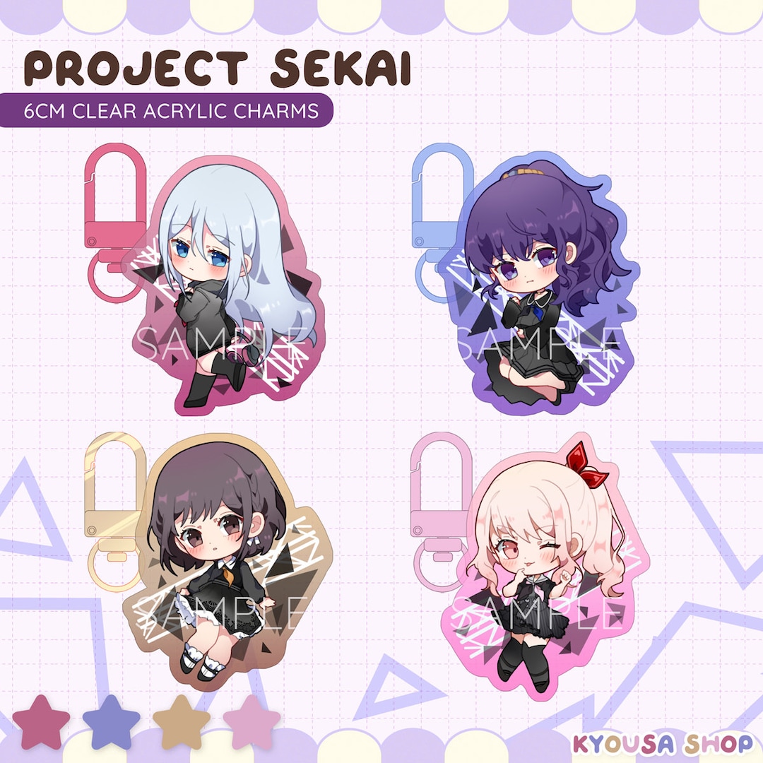 Project Sekai - Nightcord at 25:00 Keychains / Charms - Etsy