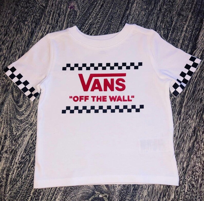 vans t shirt checkered