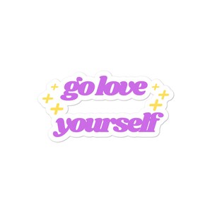 Go Love Yourself Sticker [Lilac]