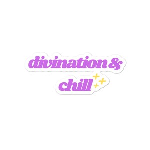 Divination & Chill Sticker [Lilac]